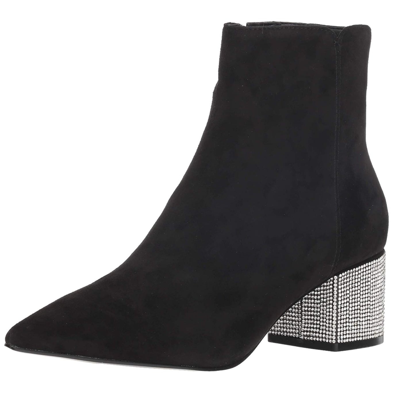 zyrannia pointy toe studded booties