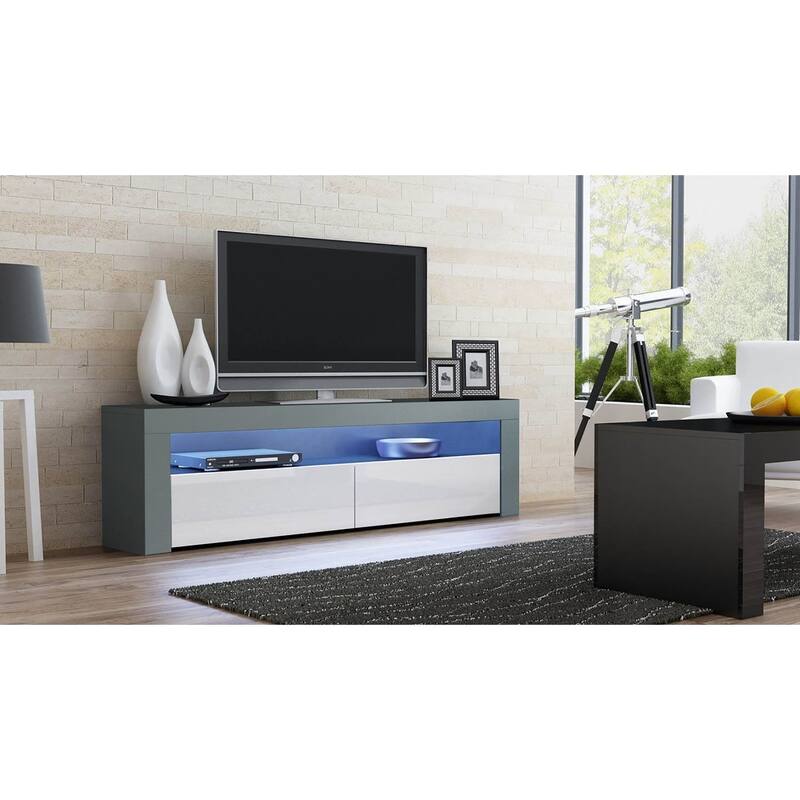 Milano Classic Modern 16-color LED 63-inch TV Stand