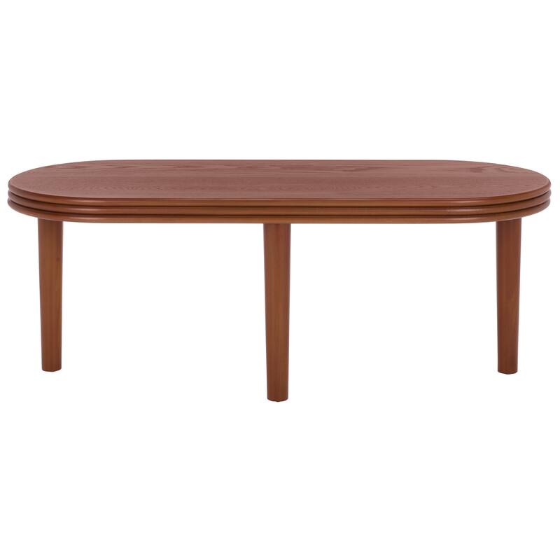 SAFAVIEH Home Chatun Coffee Table - 47"W x 20"D x 18"H - Brown