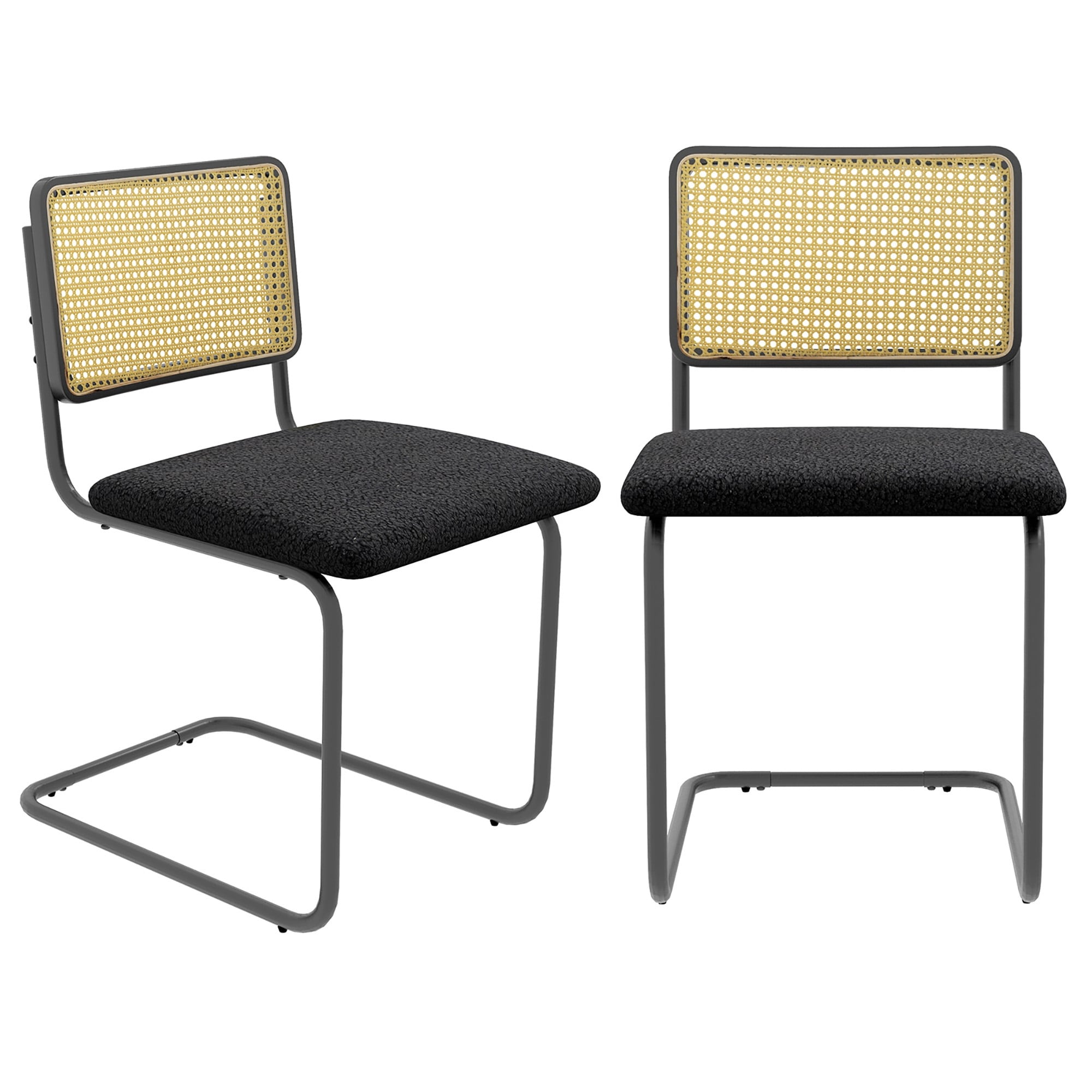 Cane and metal 2025 chair