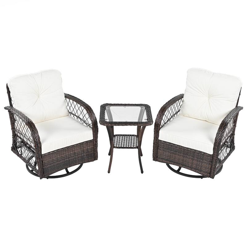 3-piece Outdoor Chair&Table Set