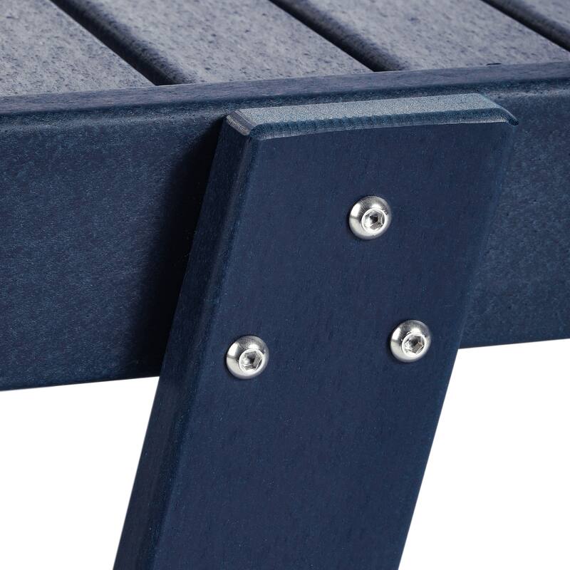 Laguna Hdpe All Weather Outdoor Patio Pool Reclining Chaise Lounge