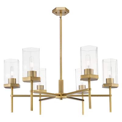Innovations Lighting Downtown Urban - Blakeley - 6 Light 32" Stem Hung Chandelier