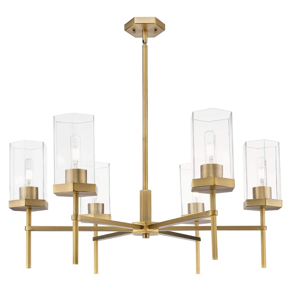 Innovations Lighting Downtown Urban - Blakeley - 6 Light 32" Stem Hung Chandelier