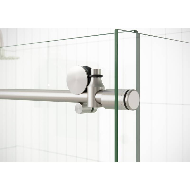 Nova 48 in. x 40 in. x 78 in. Fully Frameless 90-degree Slider Shower Enclosure