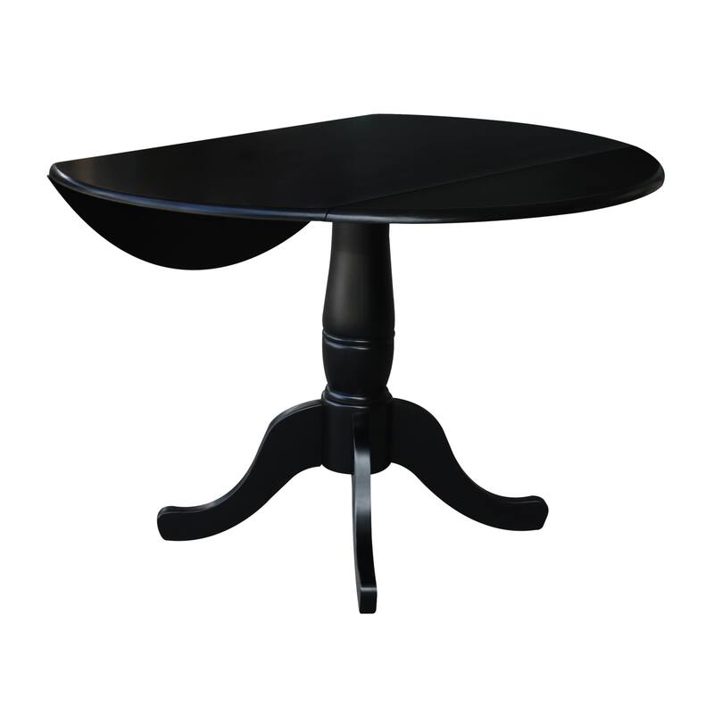 42 in. Round Dual Drop Leaf Dining Table