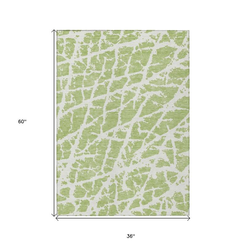 Tami Artistic Abstract Weather Resistant Timeless Fusion Round Outdoor Rug