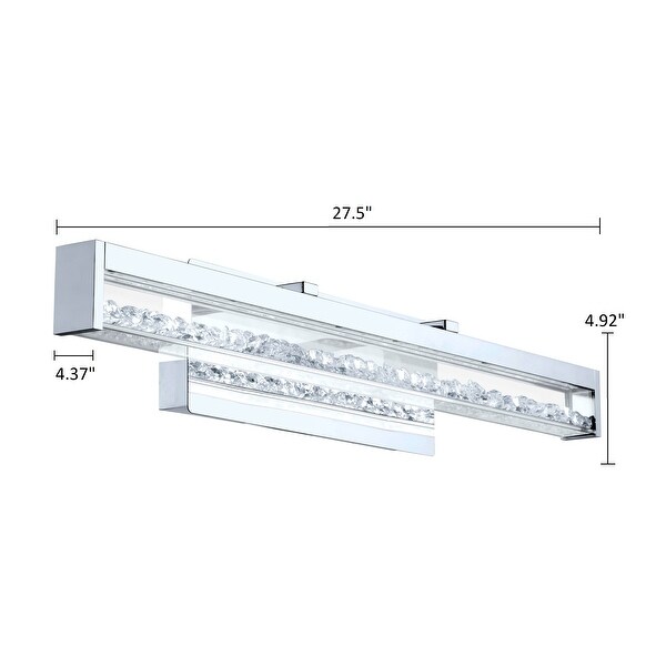 Silver Orchid Astor Chrome Vanity Light