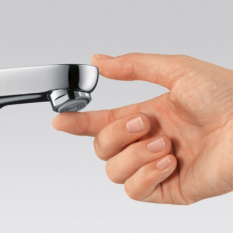 Hansgrohe Talis E 1.2 GPM Single Hole Bathroom Faucet with QuickClean,