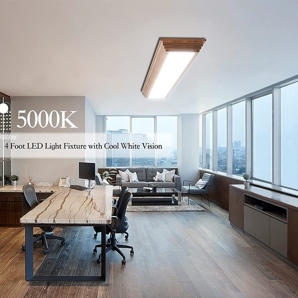 4 foot flush mount ceiling light cheap