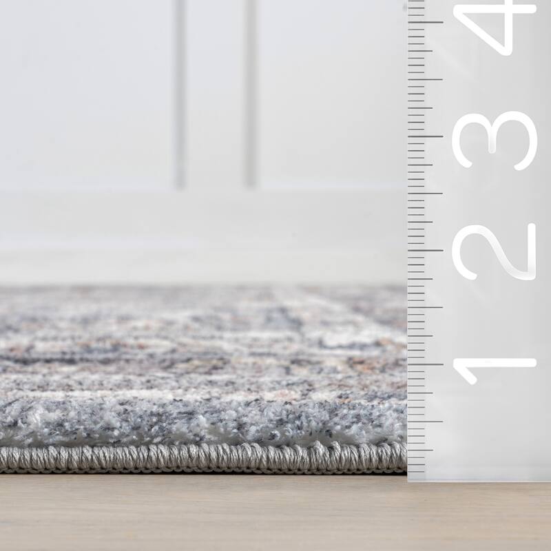 Nuloom Tahlea Medallion Machine Washable Area Rug