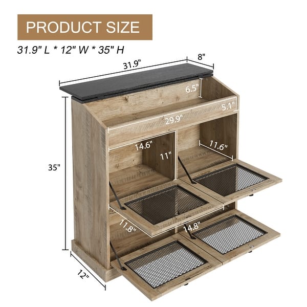dimension image slide 0 of 4, Kitchen Storage Cabinet for Organizing Pantry Items, Spices, Potato, Vegetable