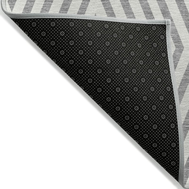 Alnaz Sleek Geometric Weather Resistant Blended Style Outdoor Rug