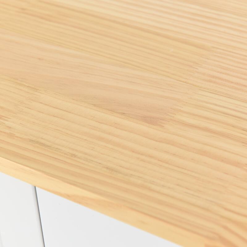 Anmytek Walnut Rolling Kitchen Island Cart Storage Cabinet with Stainless Steel Top,Spice Rack , Towel Rack