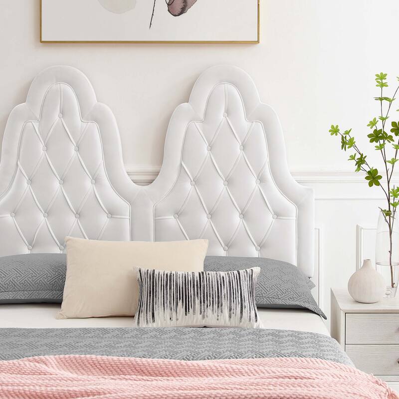 Alexandria Tufted Performance Velvet King Platform Bed