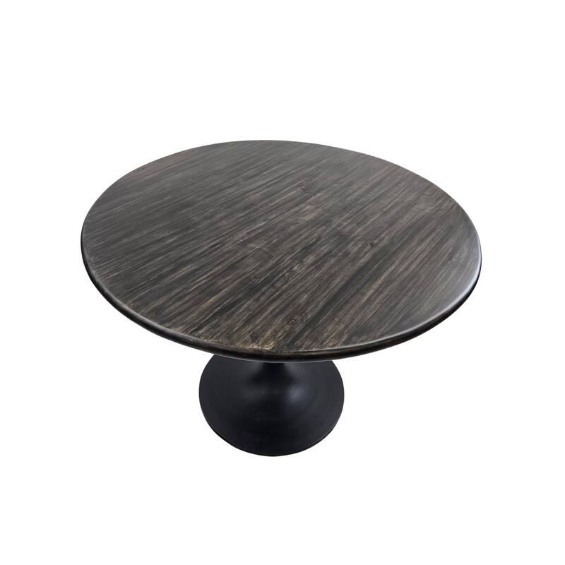 Carolina Living Alden Wood Top 40" Round Dining Table