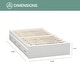 preview thumbnail 3 of 5, OS Home and Office Furniture Model 6000 Twin Sized White Mates Bed with Two Drawers