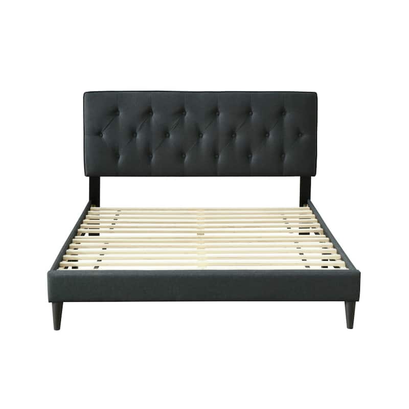 Twin Size Tufted Bed in a Box with USB Charging