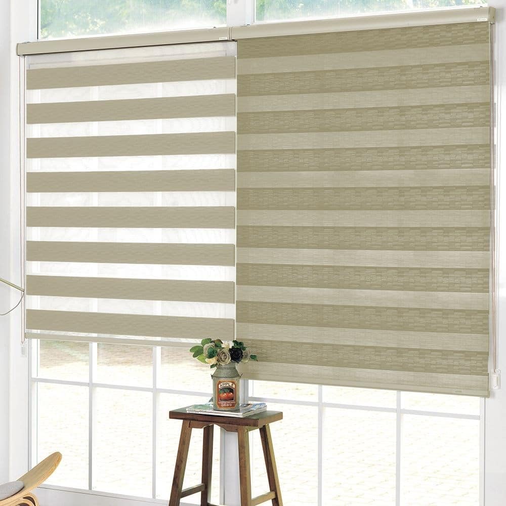Lauren Taylor - Day and Night Roller Blind 64" x 84" - Taupe