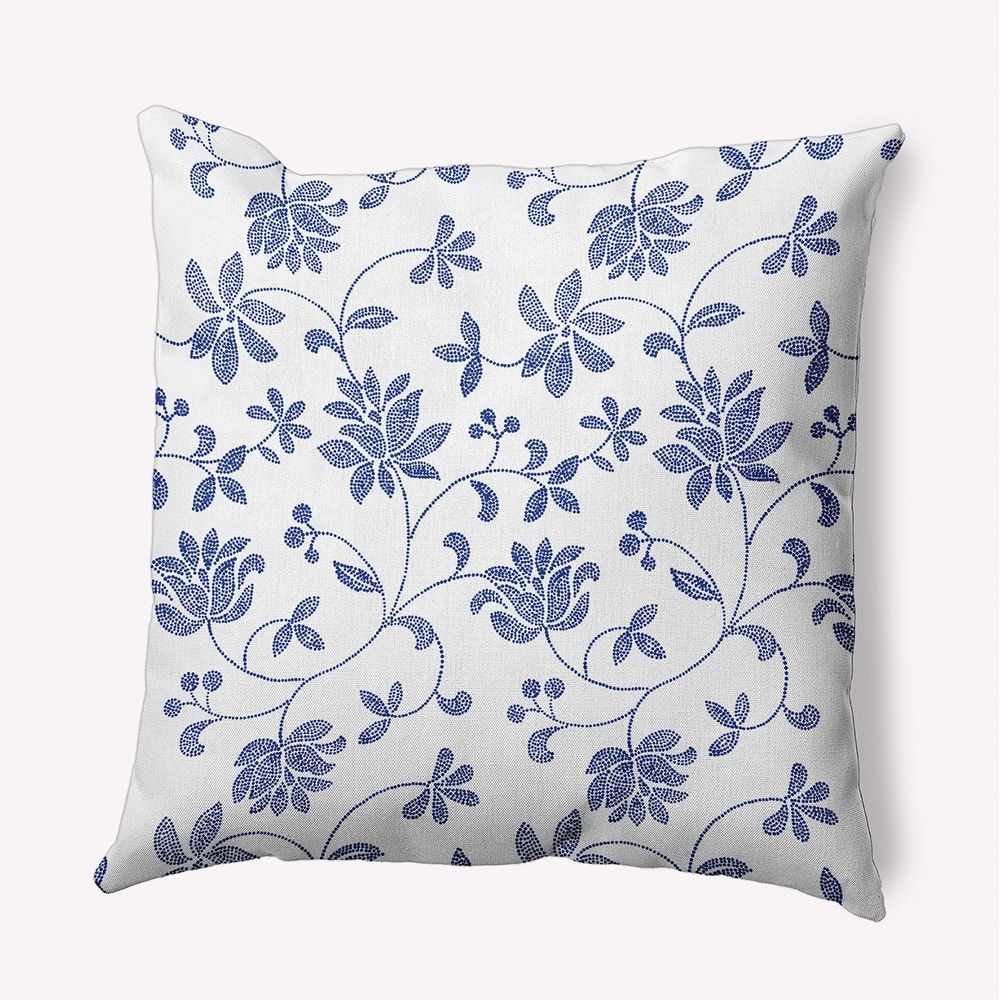 Traditional Floral Polyester Indoor Pillow