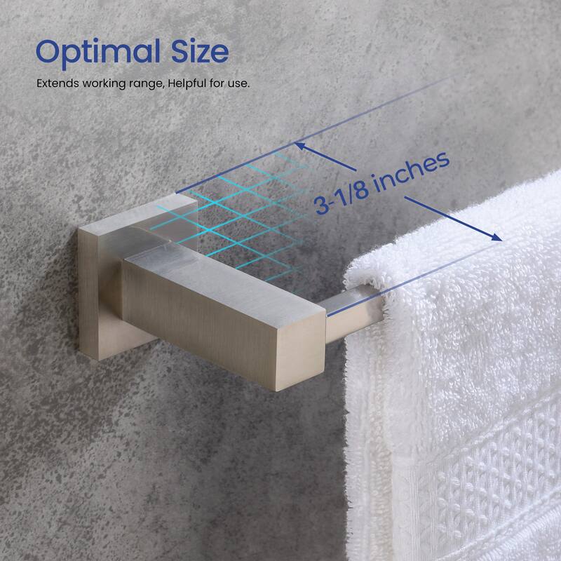 Cube 5-Piece Bathroom Hardware Set