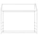 preview thumbnail 4 of 10, House Platform Twin Bed with Roof and Chimney Design, Sturdy Metal Frame