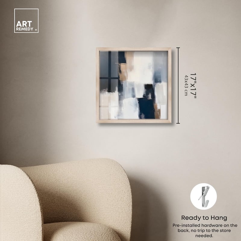 Blue Mood Depth II Shadowbox by Art Remedy