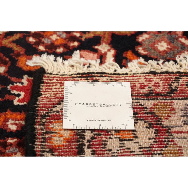 ECARPETGALLERY Hand-knotted Andelz Navy Wool Rug - 3'6 x 9'5