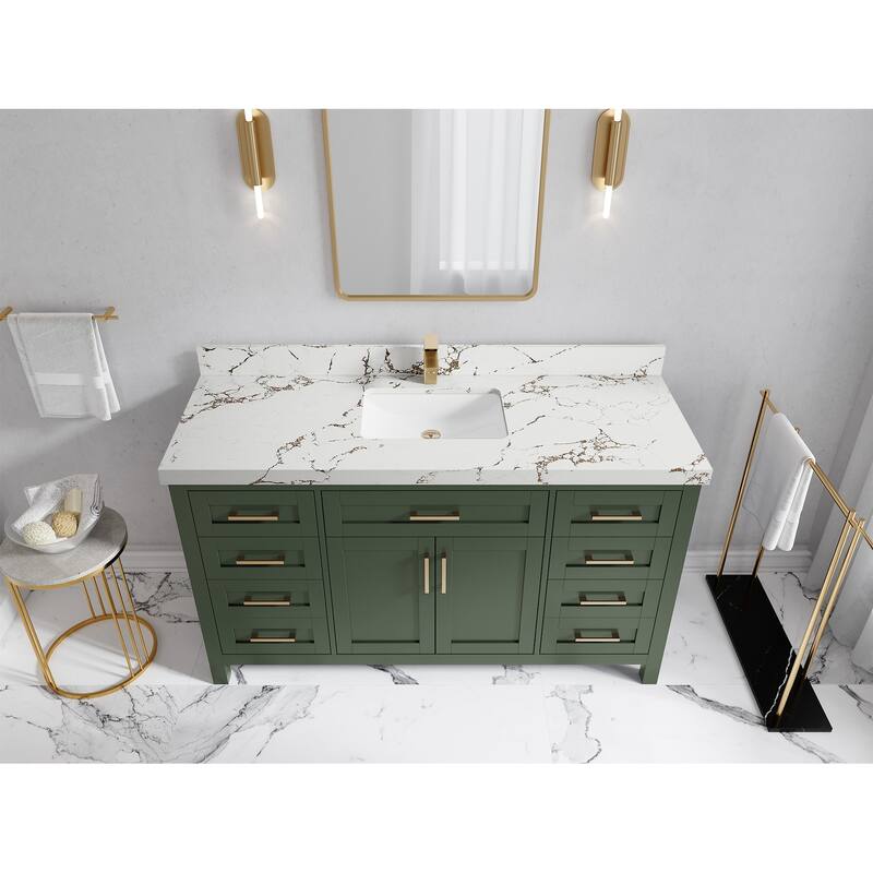 Willow Collections 60 in. W x 22 in. D Cambridge Single Sink Bathroom Vanity with Countertop