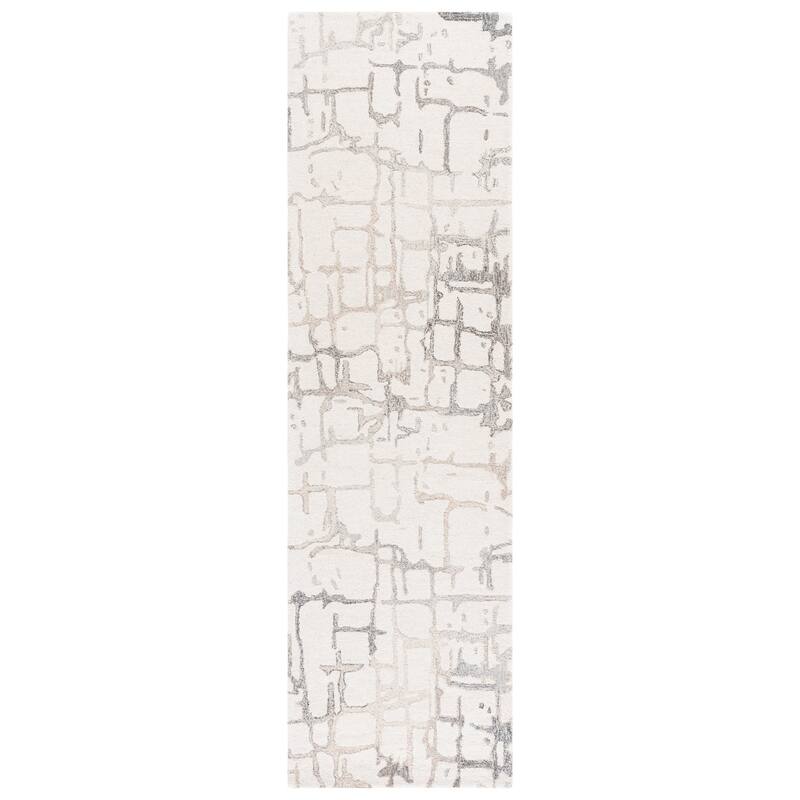 SAFAVIEH Handmade Rodeo Drive Dimka Wool Rug - Natural/Ivory - 2'3" x 8' Runner