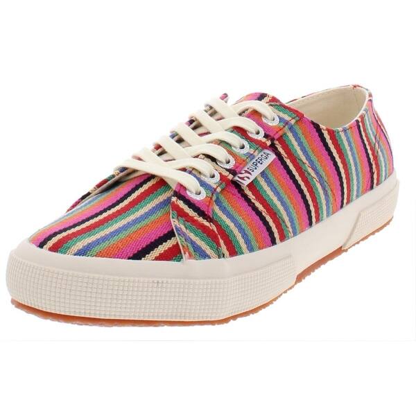 Shop Superga Womens 2750 Canvasstripew Casual Shoes Canvas Striped