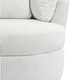 preview thumbnail 93 of 198, 41" W Oversized Accent Barrel Swivel Chair with Moon Storage Ottoman
