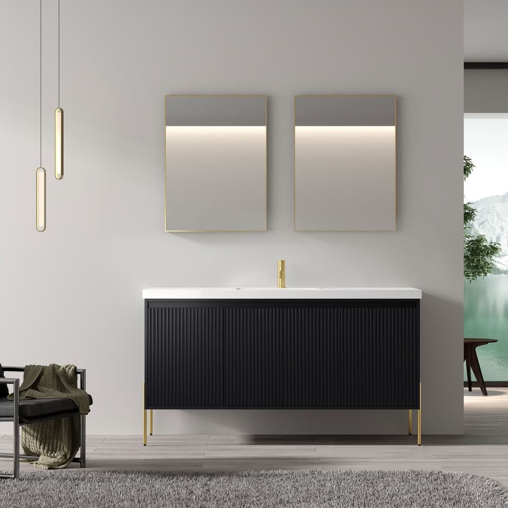 Ripple 60" Bathroom Vanity Set