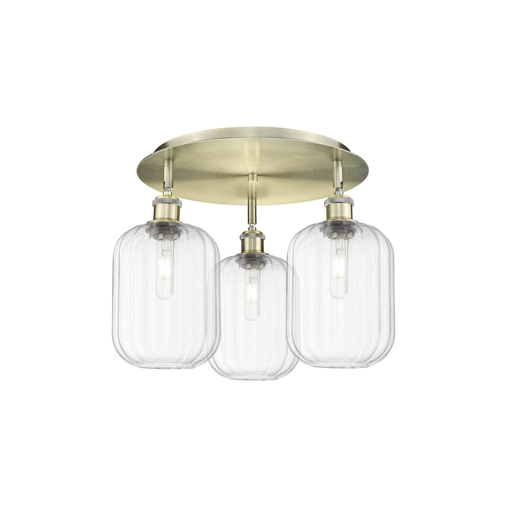 Innovations Lighting Endless Possibilities Ballston - Preston - 3 Light 19" Jar Shade Flush Mount