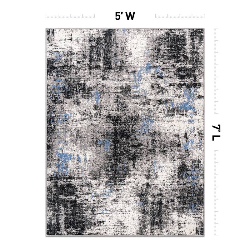World Rug Gallery Adare Contemporary Abstract Area Rug
