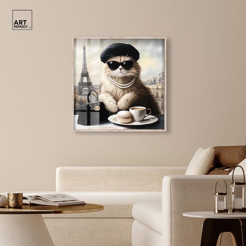 Cat in Paris Treats Shadowbox by Art Remedy