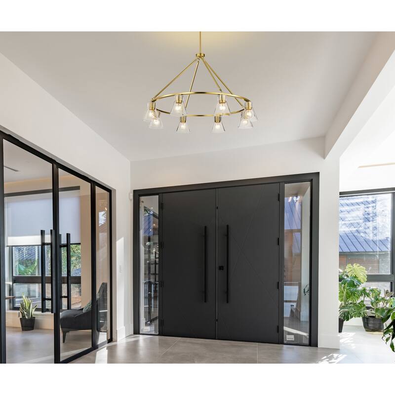 Nuvo Lighting 60/8336 Gianna 8 Light 40" Wide Ring Chandelier