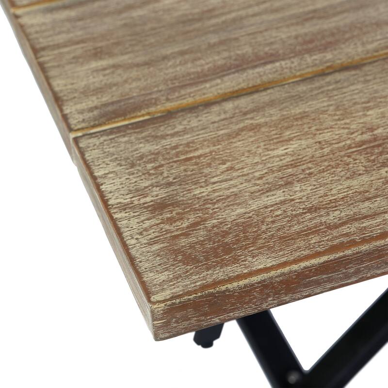 Koala and Calica Rope and Eucalyptus Wood 5 Piece Outdoor Dining Set