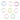 Rubber Beaded  Bracelets, VSCO Girl Jewelry for Women, Men, Kids, Teens (8 Pack)