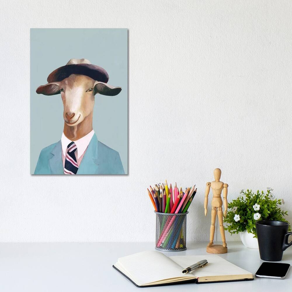iCanvas "Goat" by Animal Crew Canvas Print