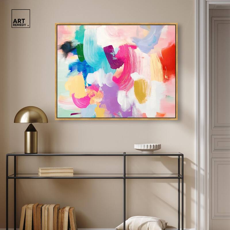 Pigment Play II Canvas by Art Remedy