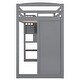 preview thumbnail 19 of 36, Twin Loft Bed with Desk, Wardrobe, and Drawers, Space Saver