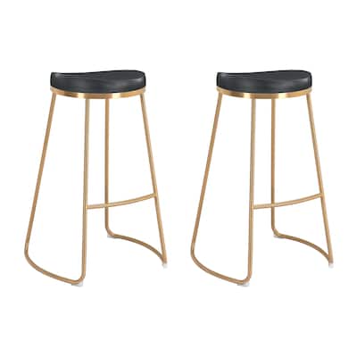 Barstool (Set of 2) - 20.3" W x 17.5" D x 30.5" H