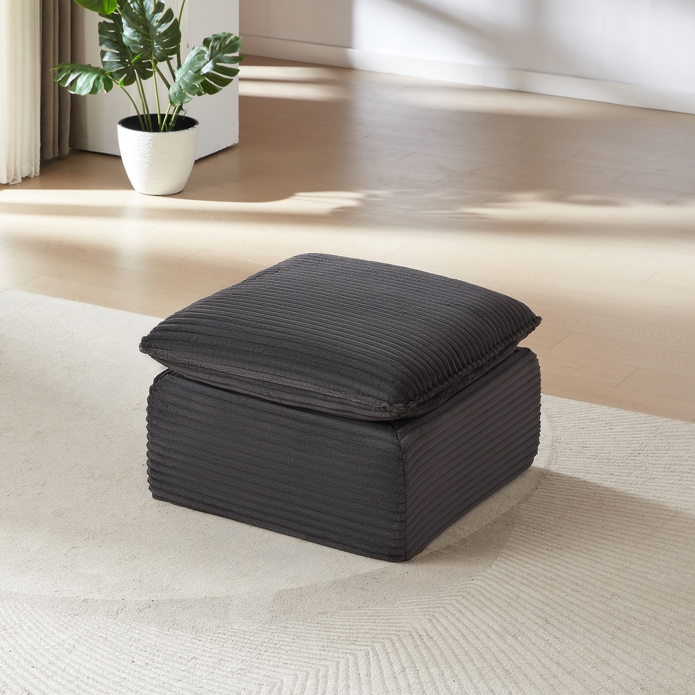 Modern corduroy cloud sofa, can be freely combined and has a comfortable sitting experience