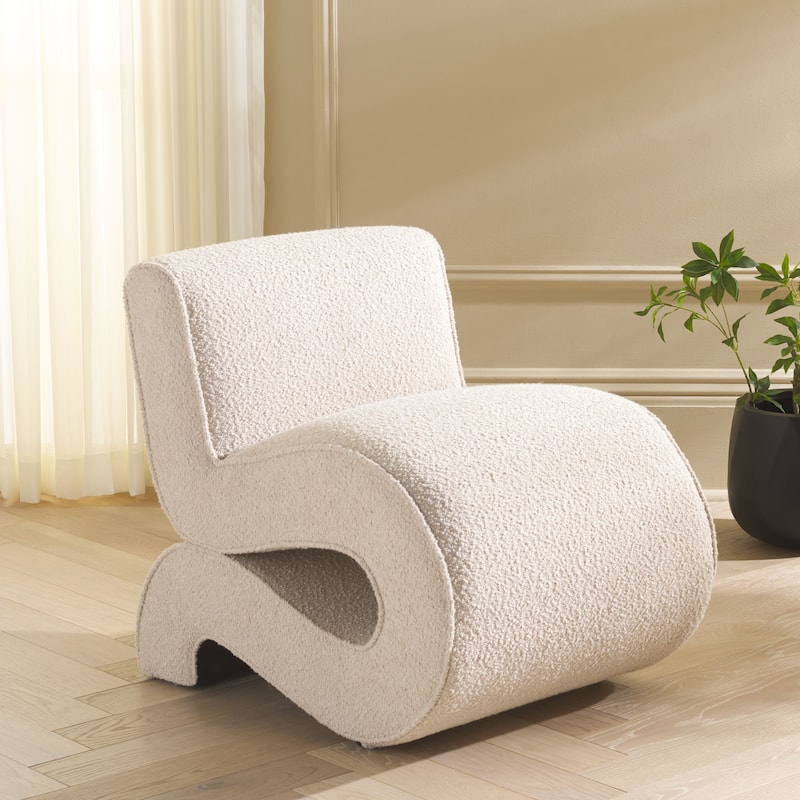 SAFAVIEH Mikk Modern Accent Chair (Fully Assembled) - 22"W x 30"D x 27"H