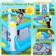 preview thumbnail 3 of 3, Multifunctional Jump 'n Slide Inflatable Bouncer - Multicolor