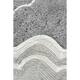 Home Weavers Allure Collection Absorbent Cotton, Machine Washable and Dry Bath Rugs