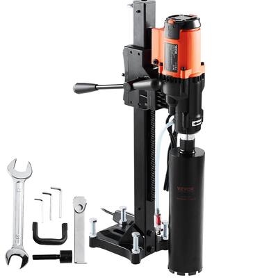 VEVOR 8in 10in Wet & Dry Diamond Core Drilling Machine 750RPM Concrete Brick Stone Rig with Stand 2500W