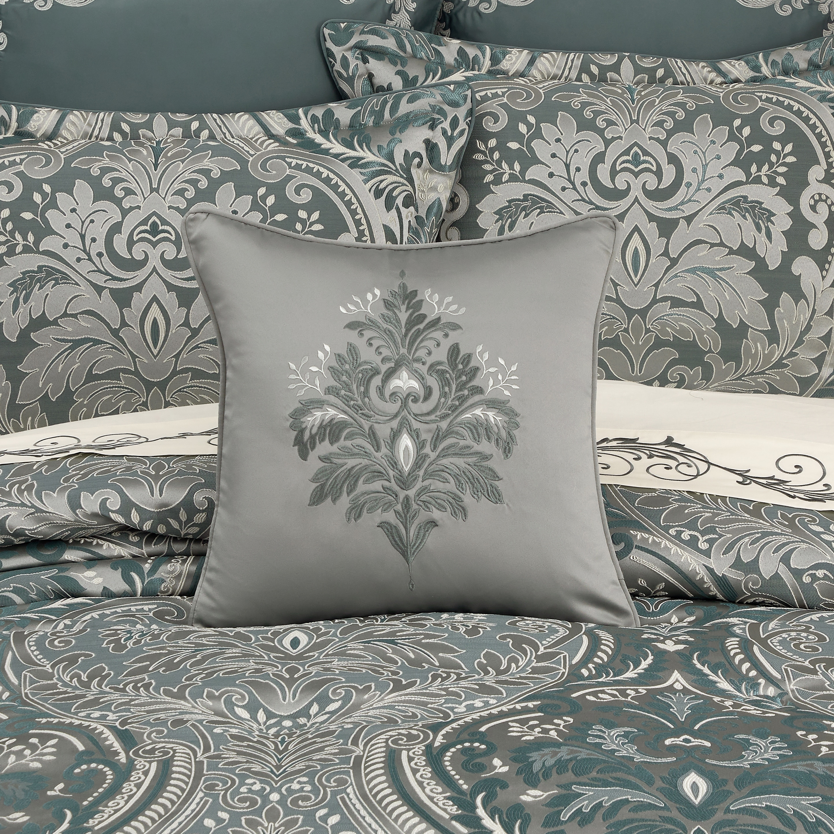J. Queen New York Renata 18" Square Decorative Throw Pillow