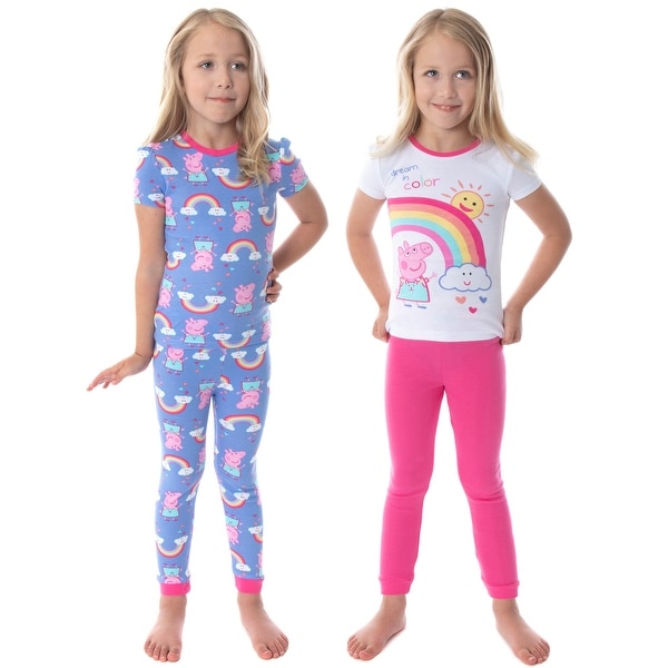 Shop Peppa Pig Toddler Girls Pajamas Dream In Color 4pc Mix And